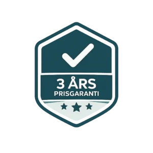 3 års prisgaranti